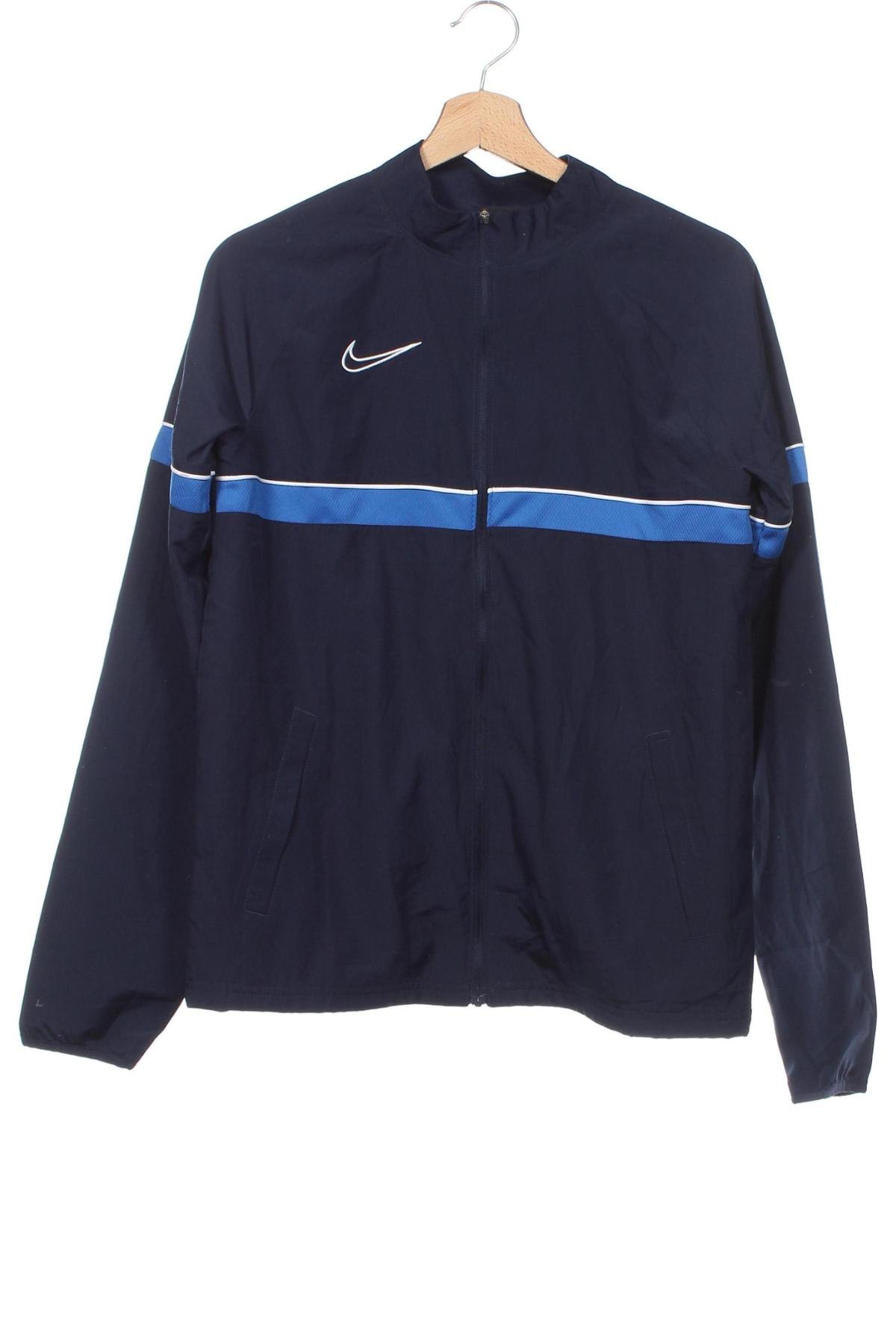 Детско спортно горнище Nike, Размер 14-15y/ 168-170 см, Цвят Син, Цена 32,30 лв.
