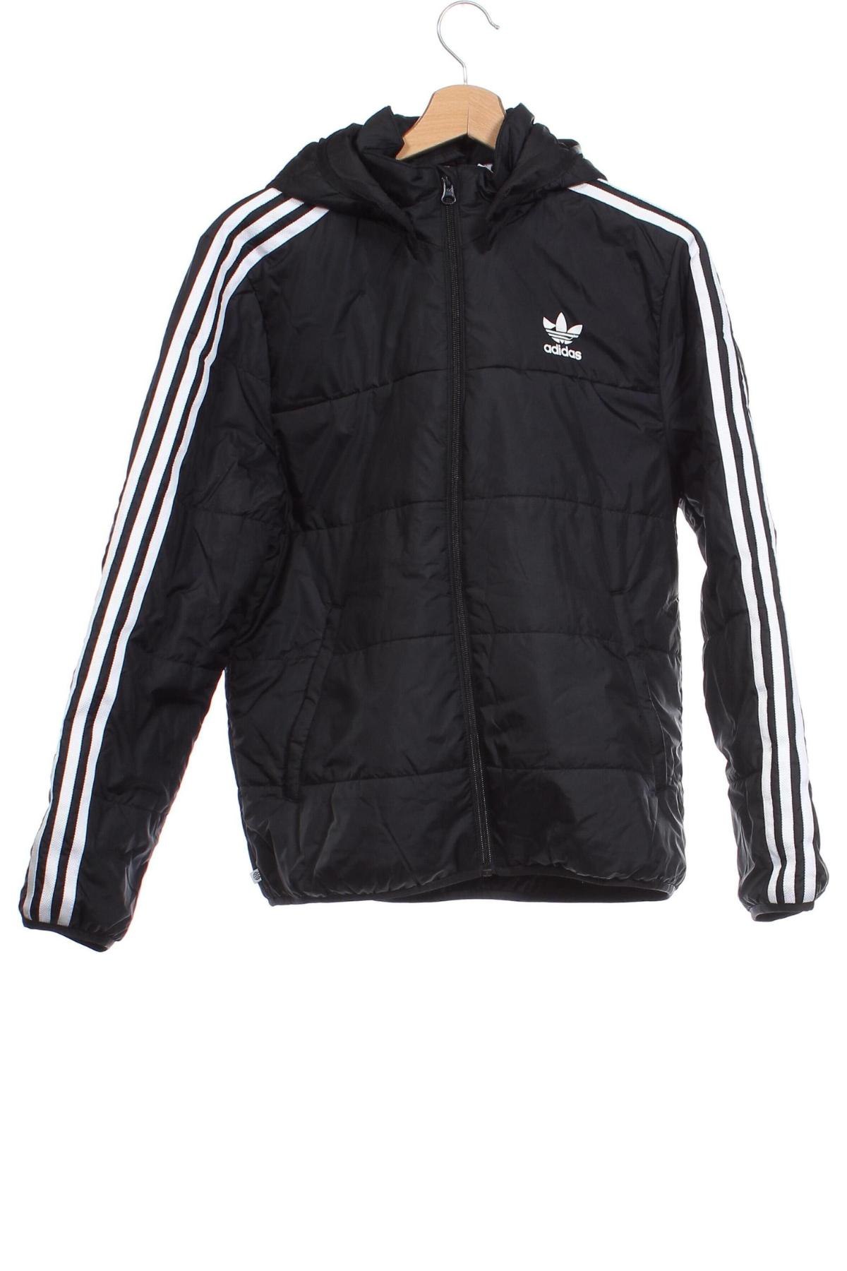 Детско яке Adidas, Размер 13-14y/ 164-168 см, Цвят Черен, Цена 198,60 лв.