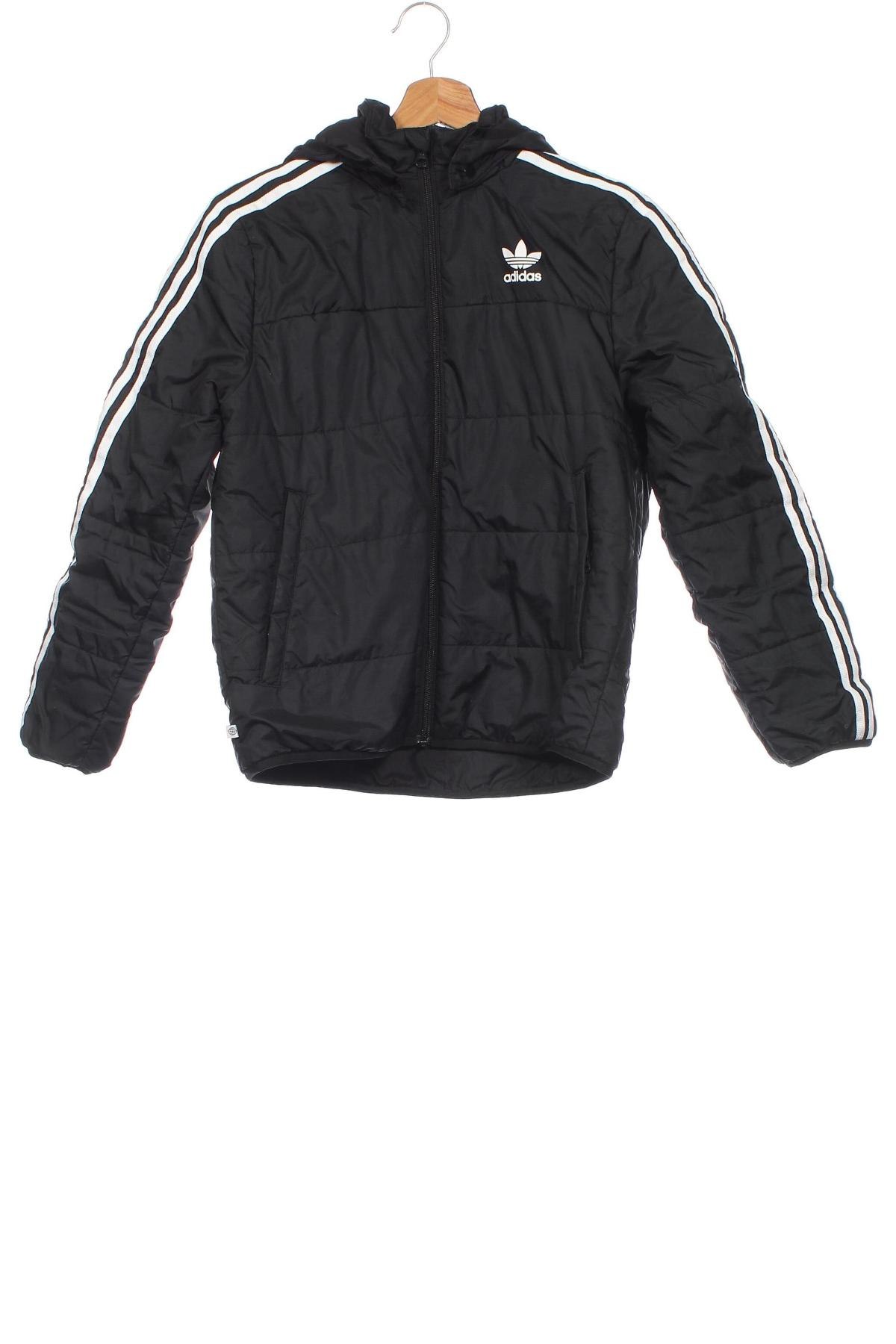 Kinderjacke Adidas, Größe 10-11y/ 146-152 cm, Farbe Schwarz, Preis € 30,00