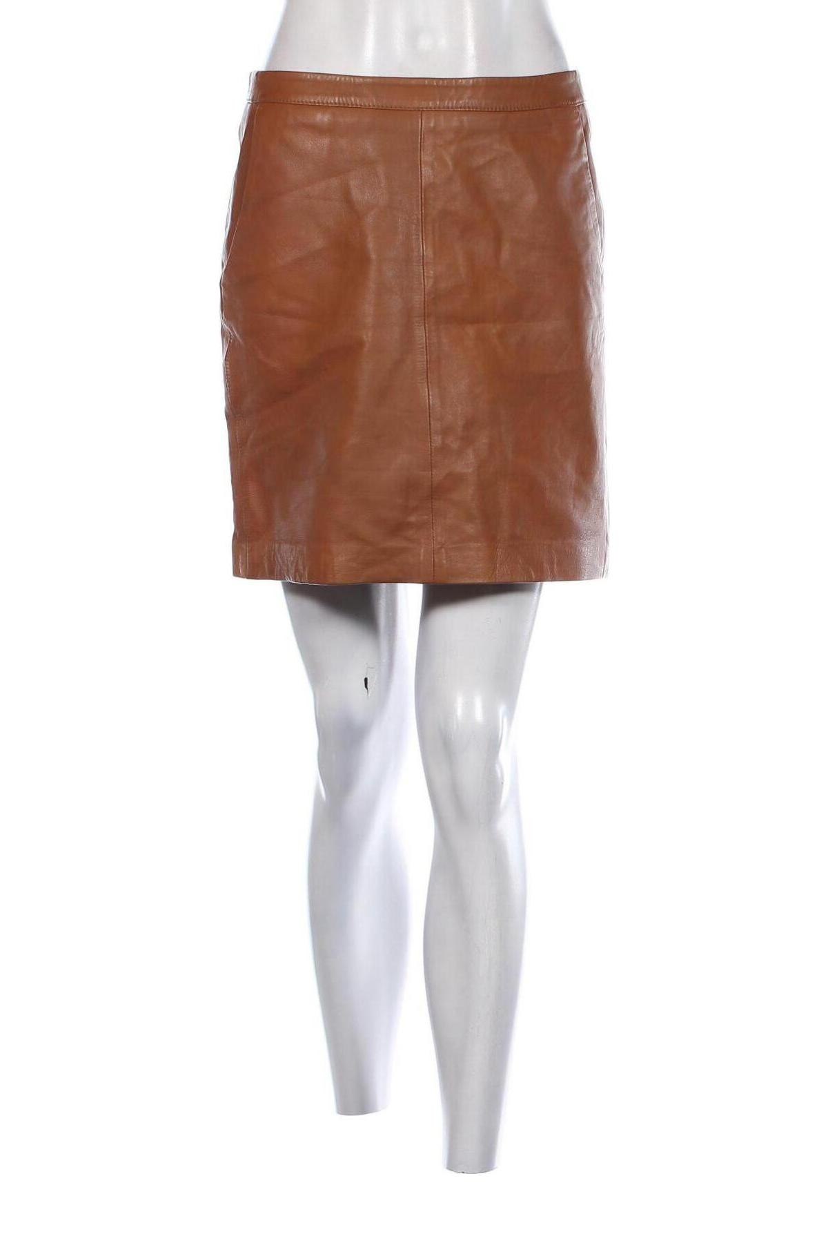 Δερμάτινη φούστα Esprit, Μέγεθος M, Χρώμα Καφέ, Τιμή 11,41 €