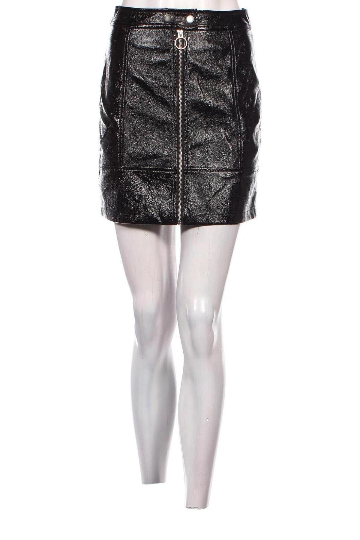 Kožená sukňa  Gina Tricot, Veľkosť XS, Farba Čierna, Cena  5,10 €
