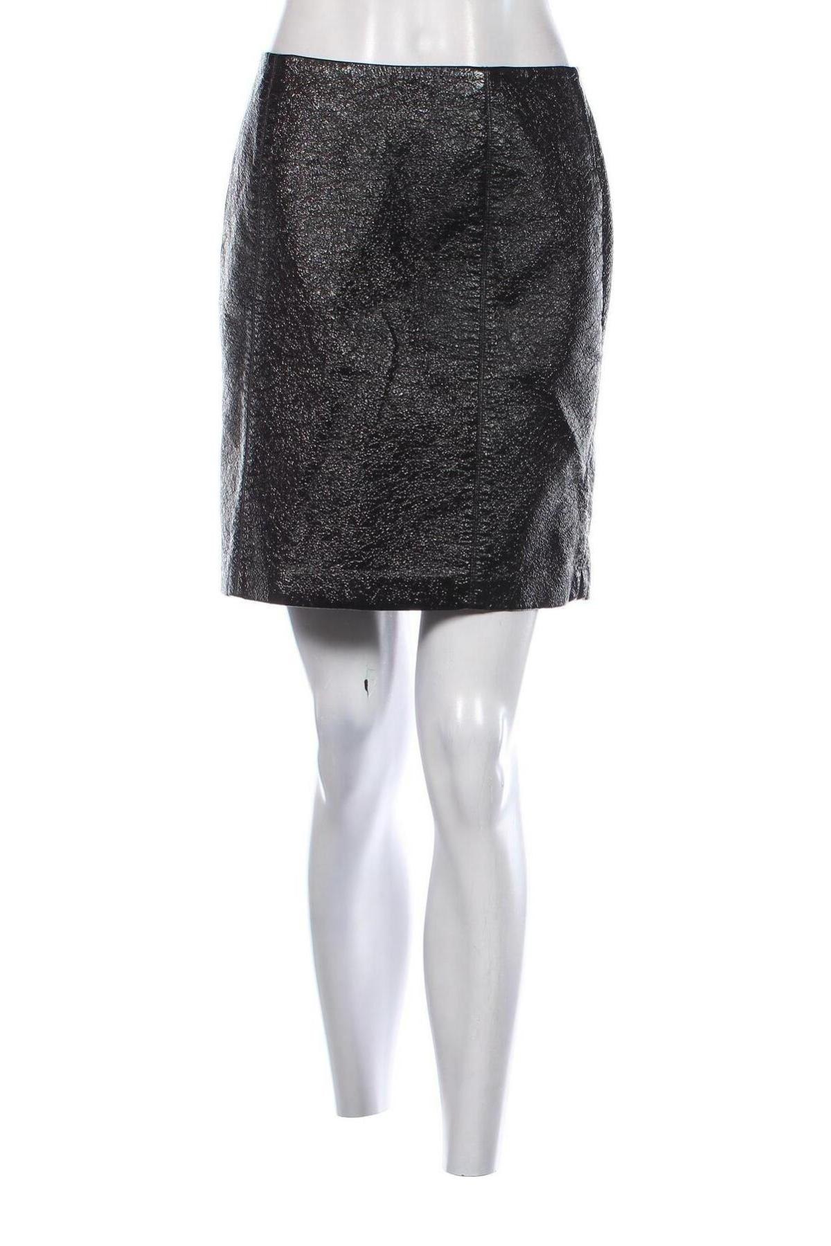 Kožená sukně  H&M, Velikost M, Barva Černá, Cena  235,00 Kč