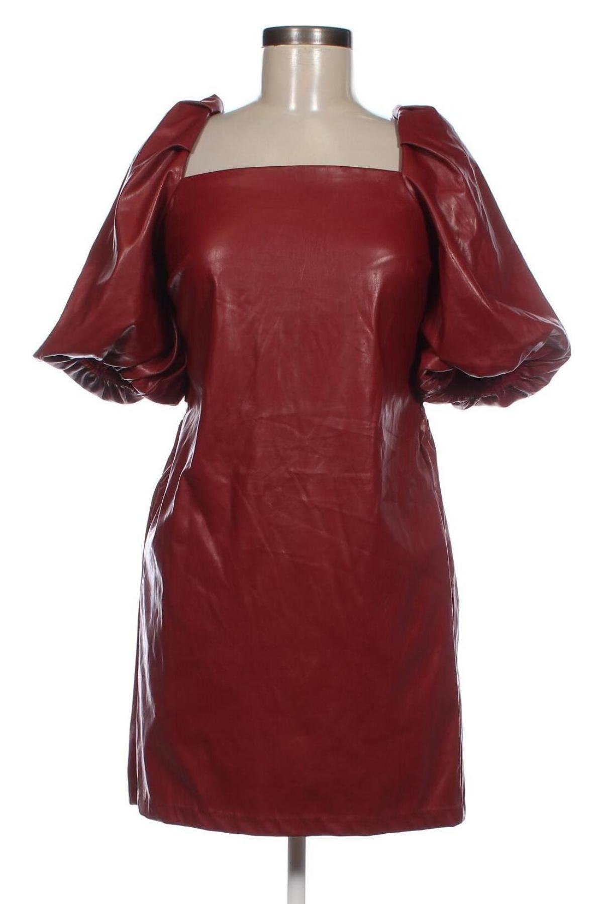 Rochie de piele Anthropologie, Mărime M, Culoare Roșu, Preț 235,20 Lei