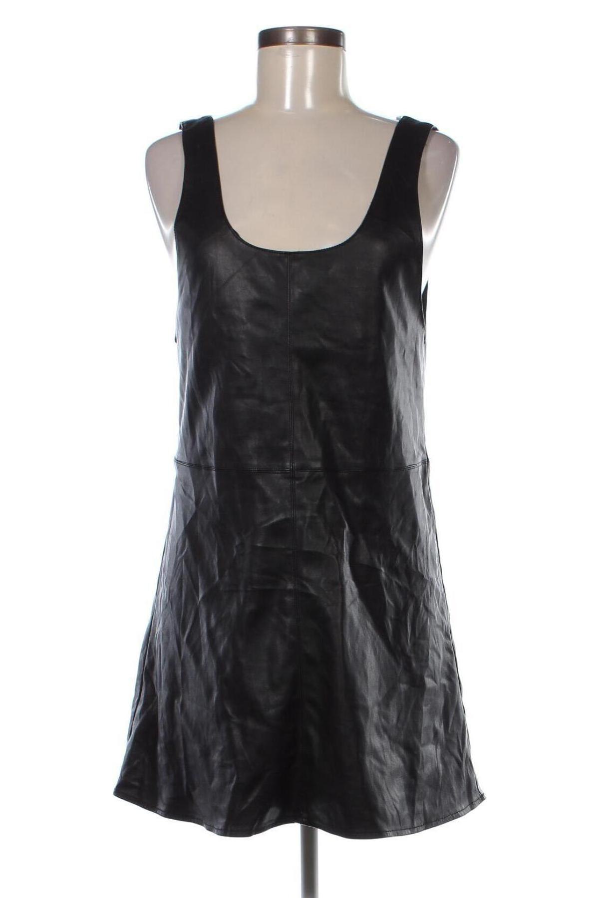 Δερμάτινο φόρεμα Mango, Μέγεθος S, Χρώμα Μαύρο, Τιμή 10,52 €