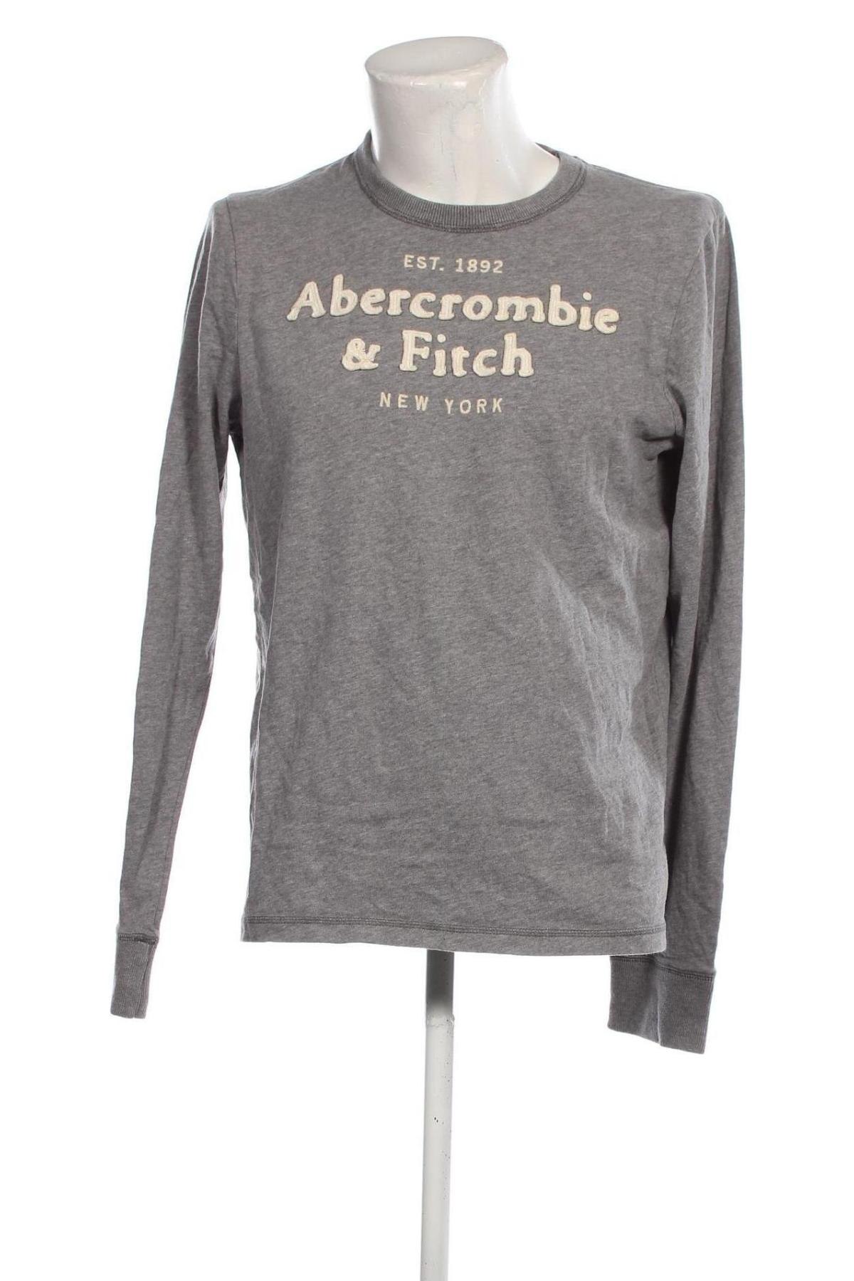 Bluză de bărbați Abercrombie & Fitch, Mărime XL, Culoare Gri, Preț 150,00 Lei