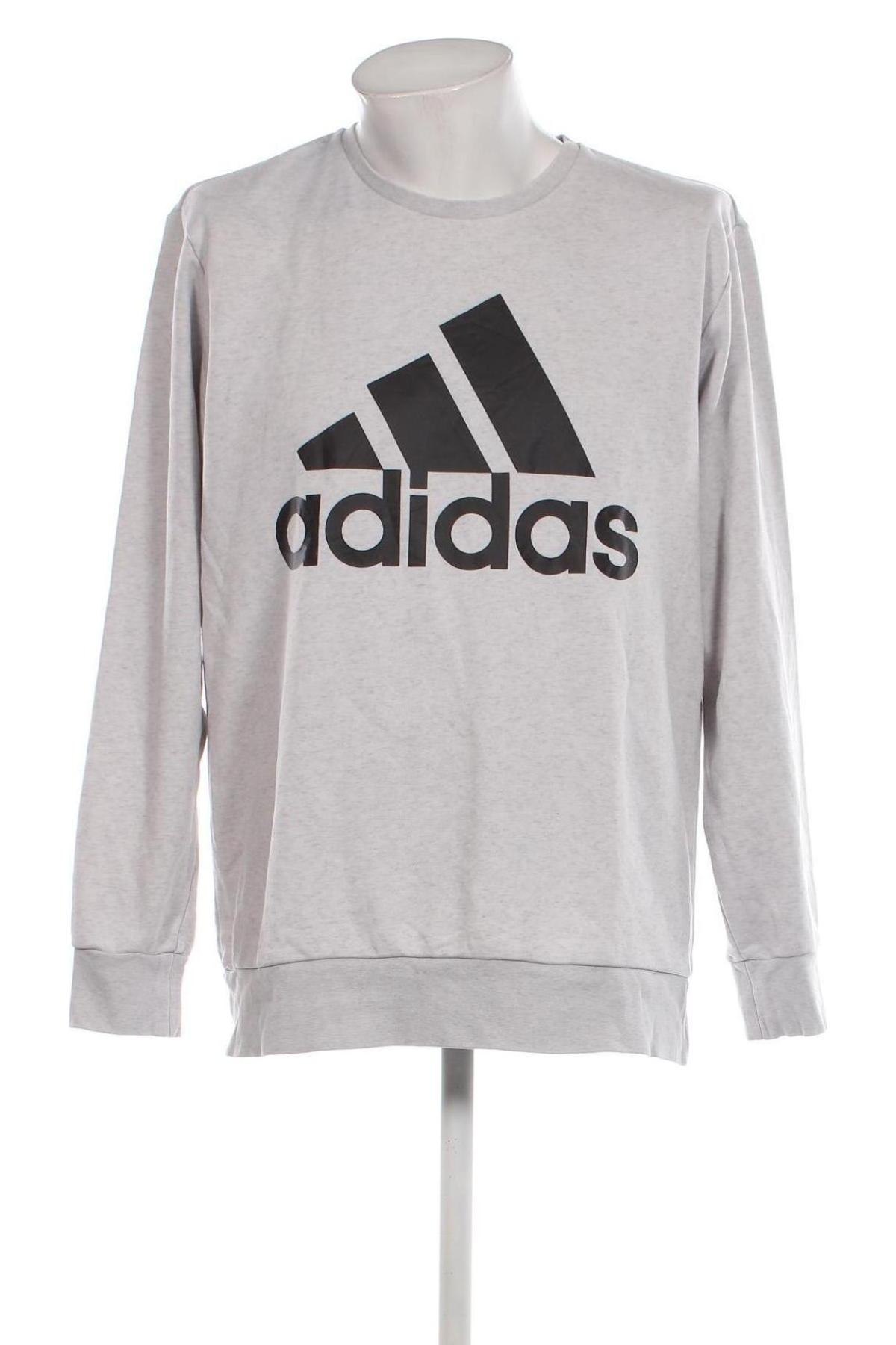 Ανδρική μπλούζα Adidas, Μέγεθος L, Χρώμα Γκρί, Τιμή 19,98 €