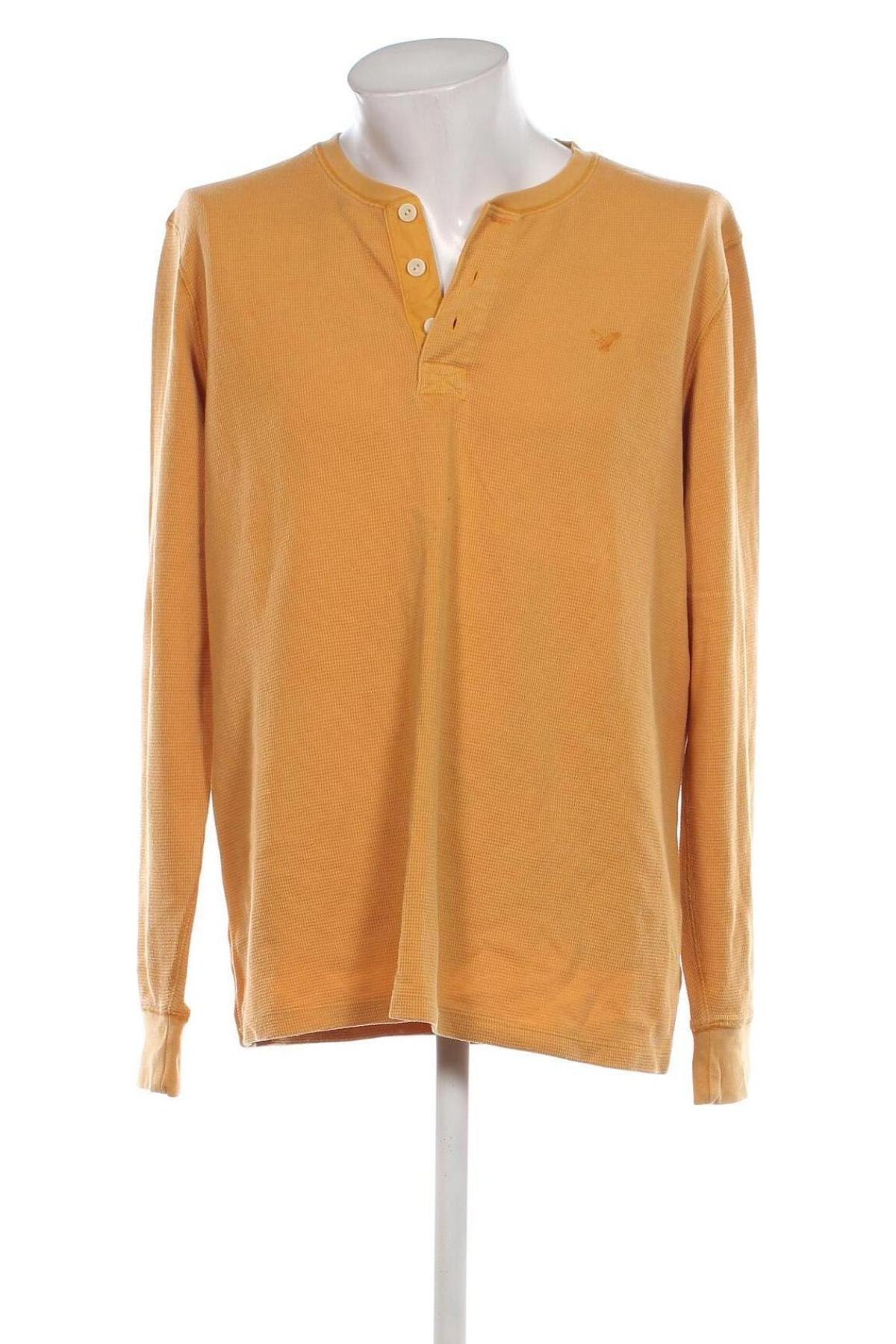 Herren Shirt American Eagle, Größe L, Farbe Gelb, Preis 8,40 €