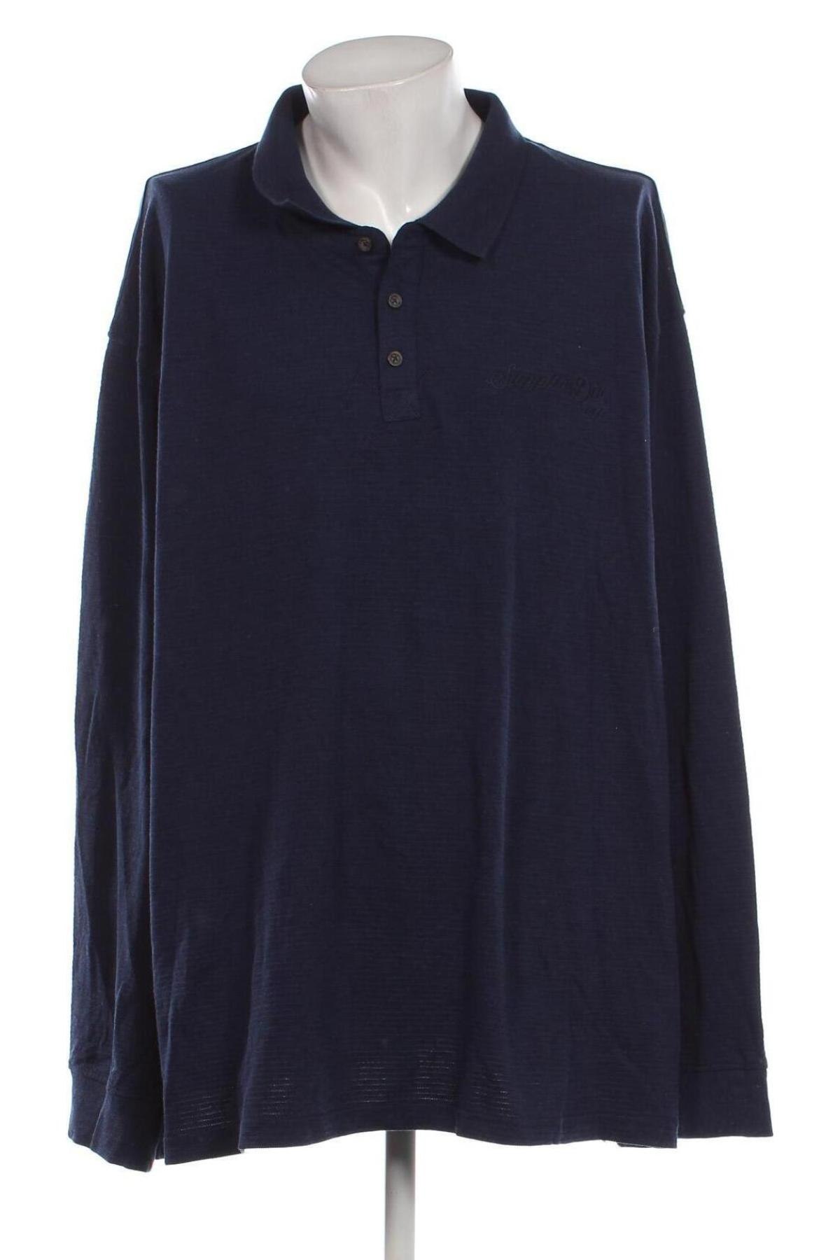 Ανδρική μπλούζα C&A, Μέγεθος 5XL, Χρώμα Μπλέ, Τιμή 18,22 €