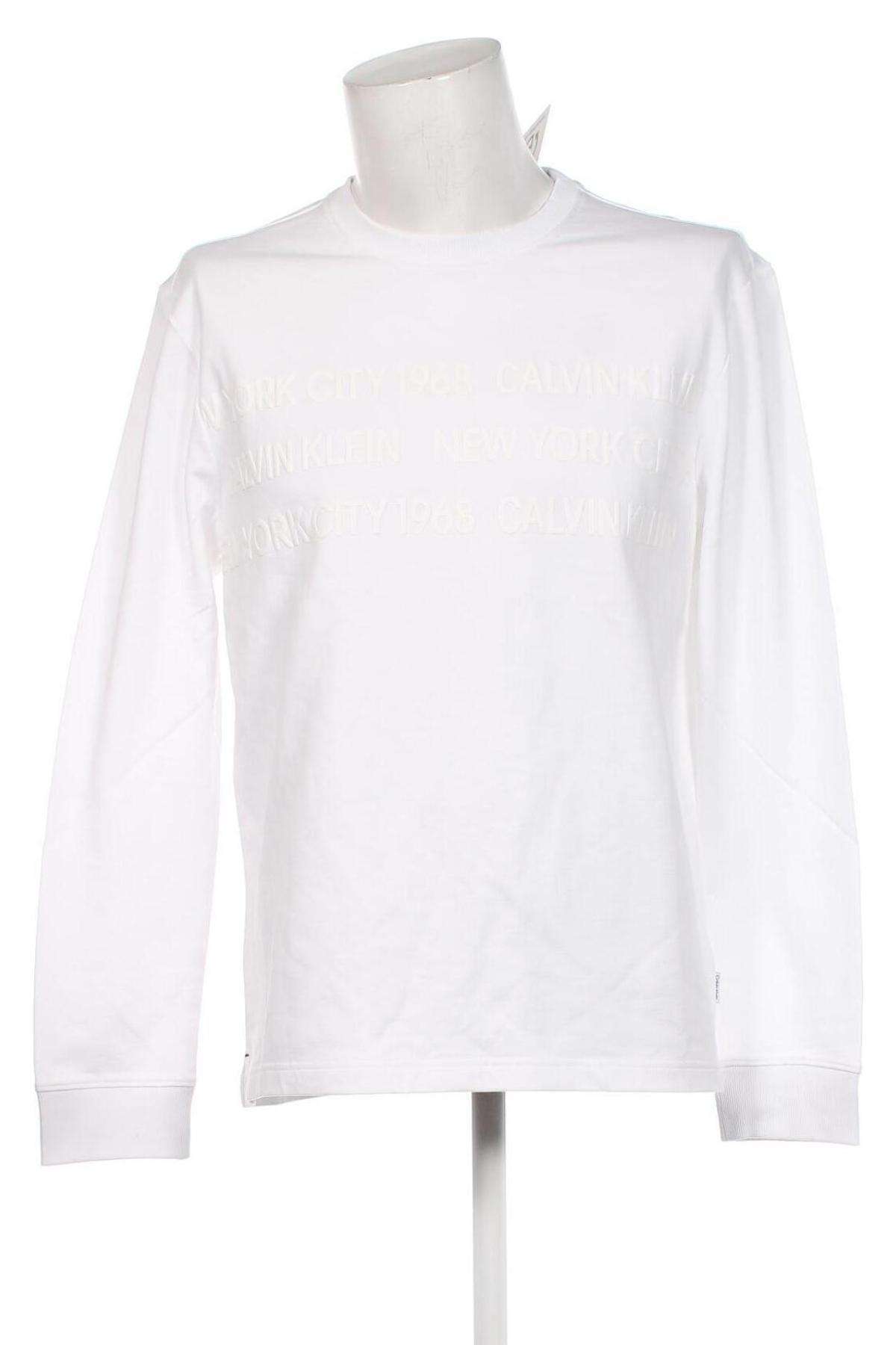 Ανδρική μπλούζα Calvin Klein, Μέγεθος XL, Χρώμα Λευκό, Τιμή 60,72 €