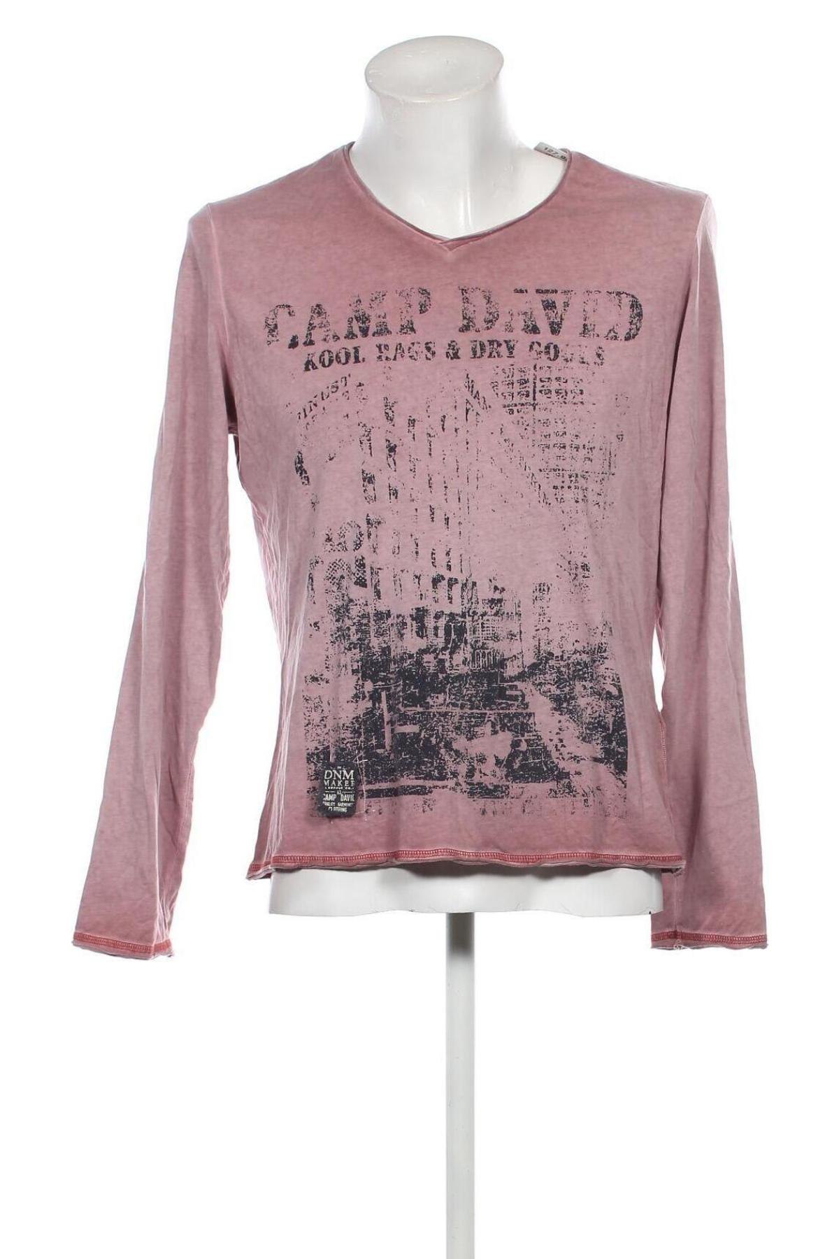 Pánské tričko  Camp David, Velikost M, Barva Popelavě růžová, Cena  612,00 Kč