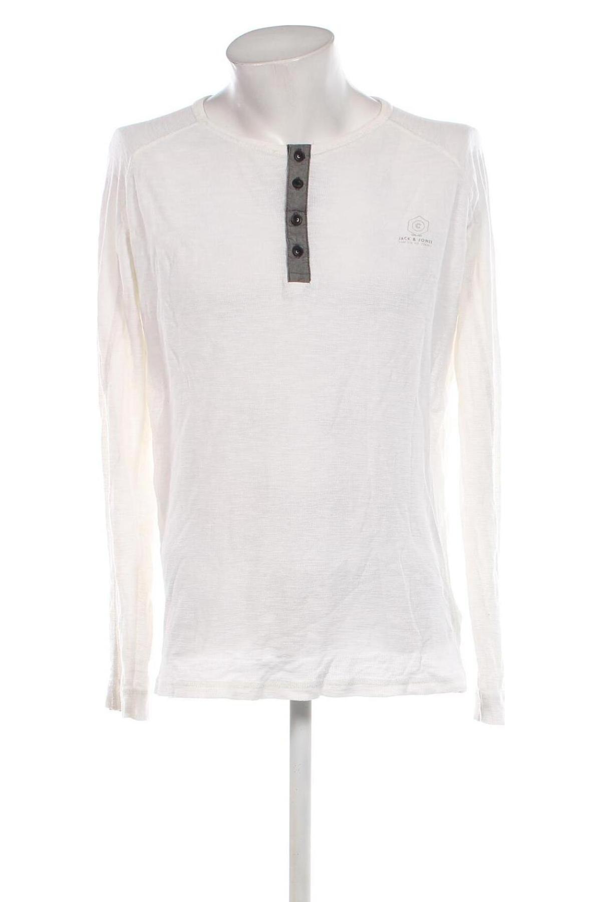 Ανδρική μπλούζα Core By Jack & Jones, Μέγεθος L, Χρώμα Λευκό, Τιμή 6,80 €