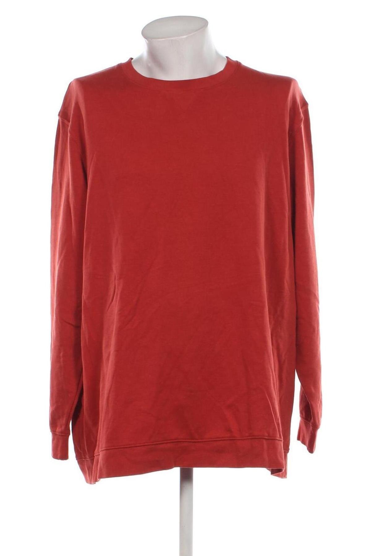 Ανδρική μπλούζα Dressmann, Μέγεθος 4XL, Χρώμα Κόκκινο, Τιμή 16,70 €