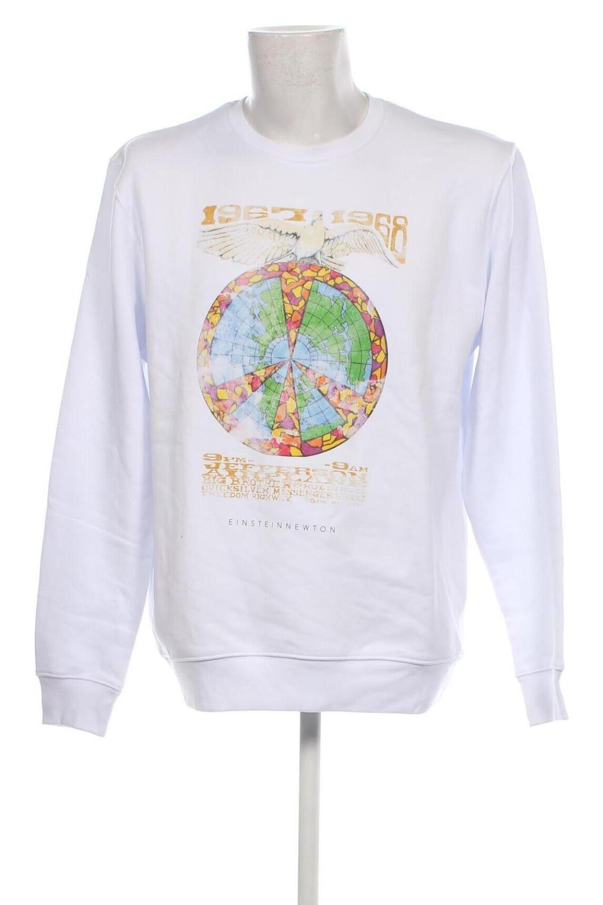 Ανδρική μπλούζα Einstein&Newton, Μέγεθος XL, Χρώμα Λευκό, Τιμή 19,18 €