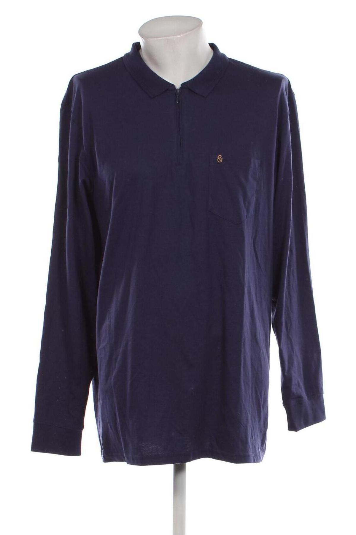 Мъжка блуза Henson & Henson, Размер XXL, Цвят Син, Цена 10,45 лв.