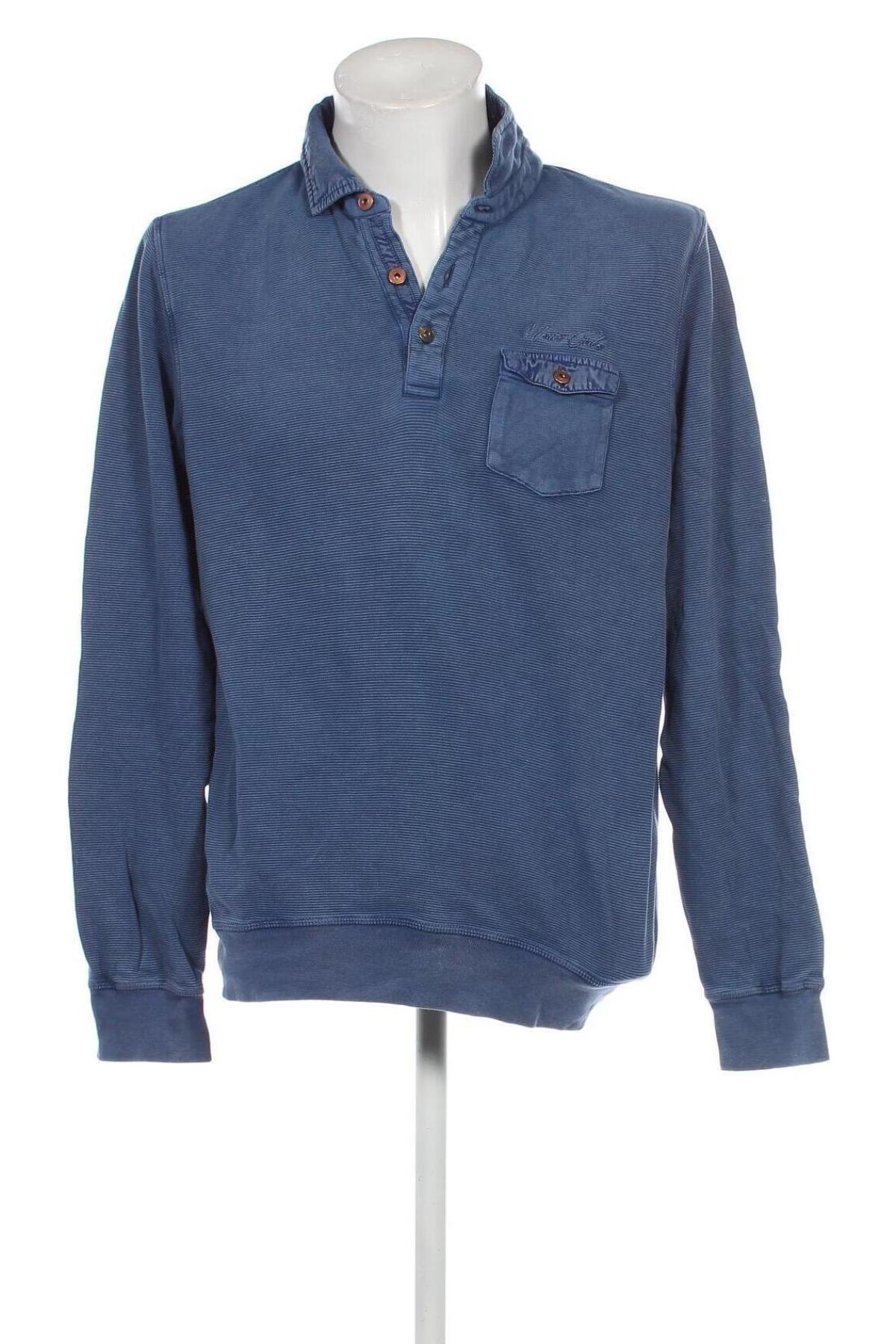 Herren Shirt Monte Carlo, Größe M, Farbe Blau, Preis 7,27 €