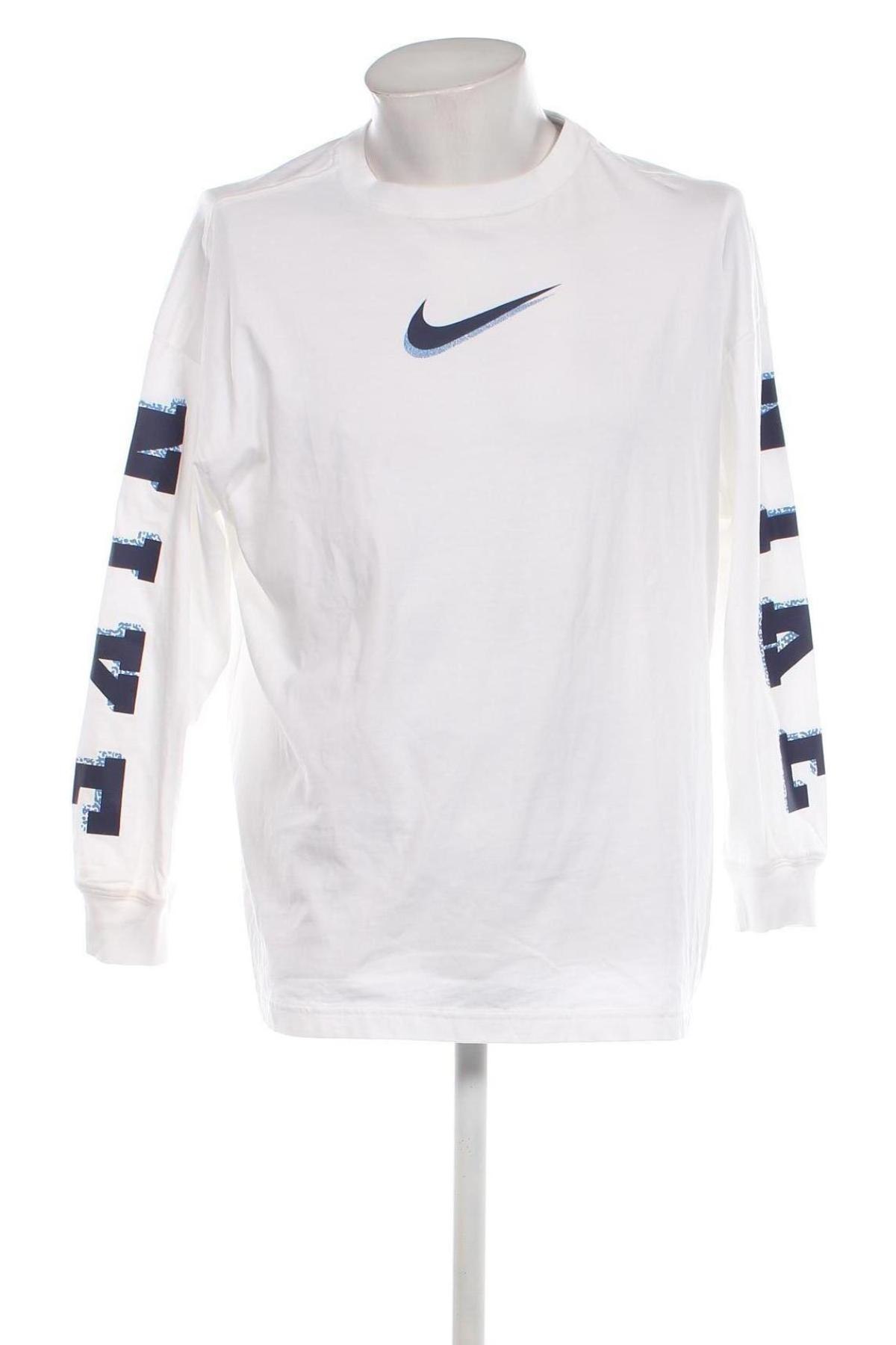 Herren Shirt Nike, Größe M, Farbe Weiß, Preis 19,85 €