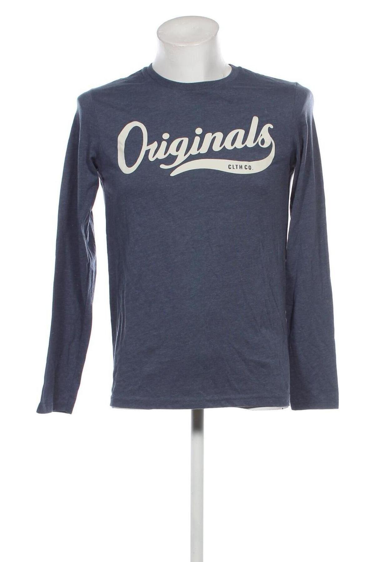 Ανδρική μπλούζα Originals By Jack & Jones, Μέγεθος M, Χρώμα Μπλέ, Τιμή 6,80 €