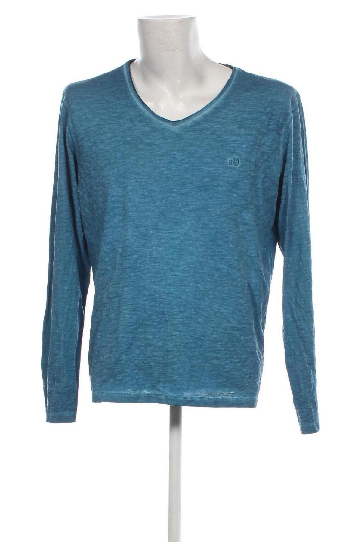 Ανδρική μπλούζα S.Oliver, Μέγεθος XL, Χρώμα Μπλέ, Τιμή 9,19 €