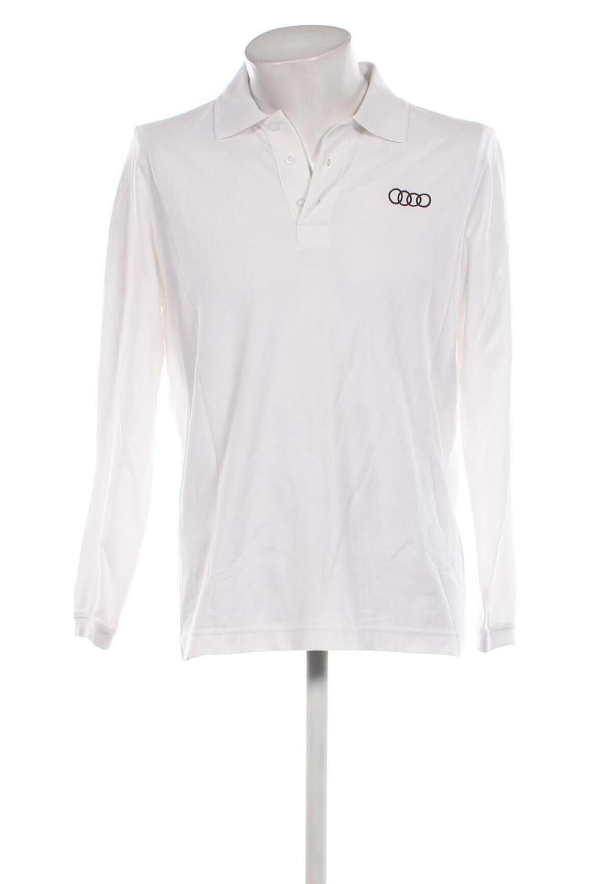 Herren Shirt Snap, Größe M, Farbe Weiß, Preis € 6,61