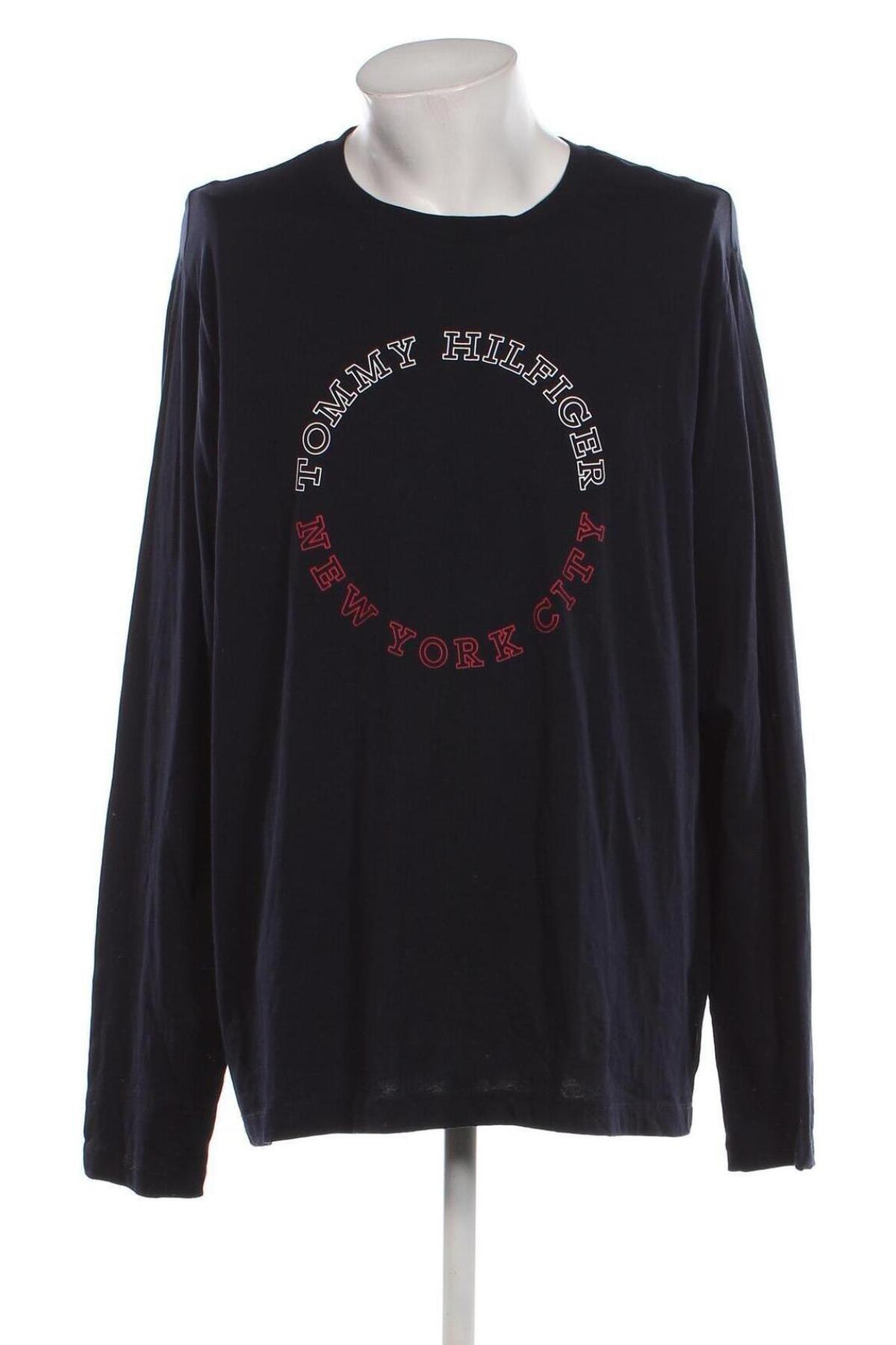 Ανδρική μπλούζα Tommy Hilfiger, Μέγεθος 4XL, Χρώμα Μπλέ, Τιμή 60,72 €