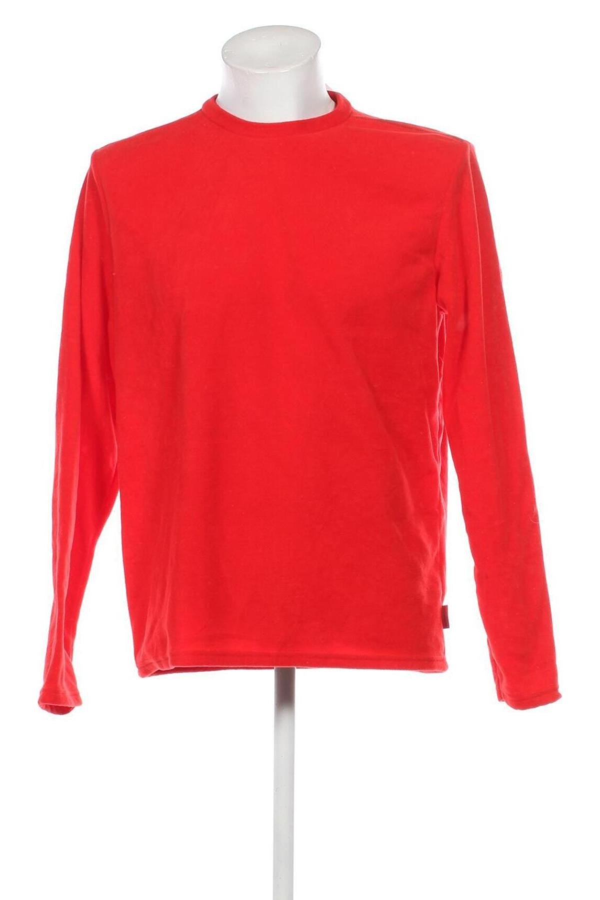 Herren Fleece Shirt Quechua, Größe XL, Farbe Rot, Preis € 9,61