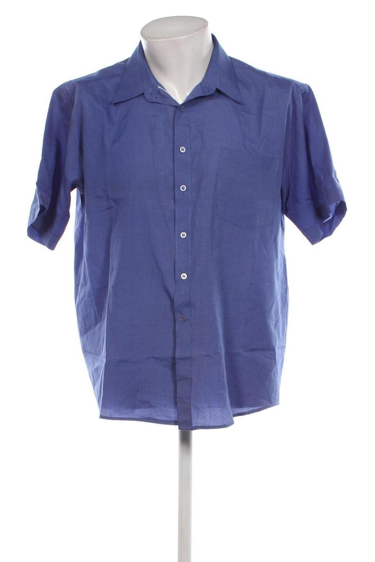 Ανδρικό πουκάμισο, Μέγεθος L, Χρώμα Μπλέ, Τιμή 7,69 €