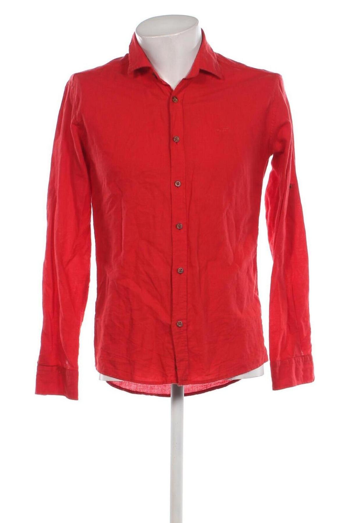 Ανδρικό πουκάμισο, Μέγεθος M, Χρώμα Κόκκινο, Τιμή 8,90 €