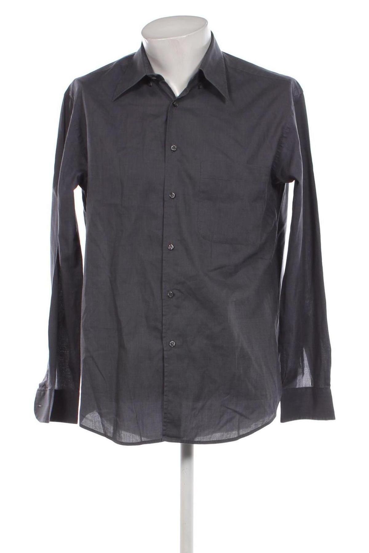 Ανδρικό πουκάμισο, Μέγεθος L, Χρώμα Γκρί, Τιμή 9,30 €