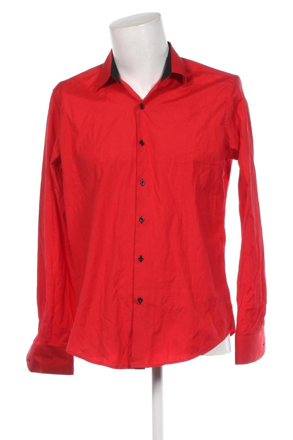 Herrenhemd, Größe L, Farbe Rot, Preis 11,10 €