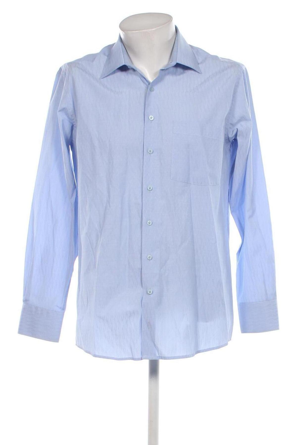 Ανδρικό πουκάμισο, Μέγεθος L, Χρώμα Μπλέ, Τιμή 8,90 €