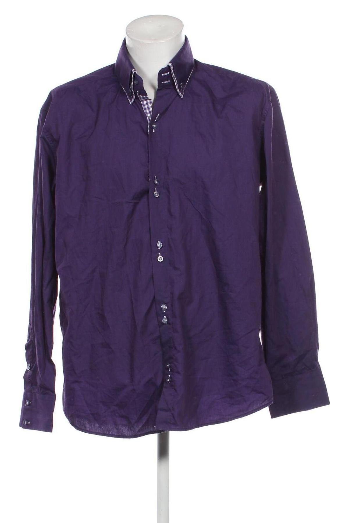 Ανδρικό πουκάμισο, Μέγεθος 3XL, Χρώμα Βιολετί, Τιμή 8,97 €