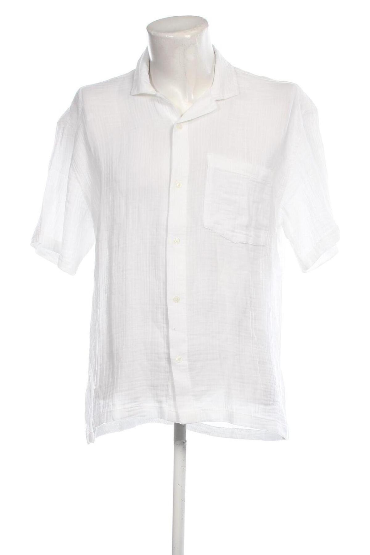 Ανδρικό πουκάμισο Abercrombie & Fitch, Μέγεθος L, Χρώμα Λευκό, Τιμή 41,75 €