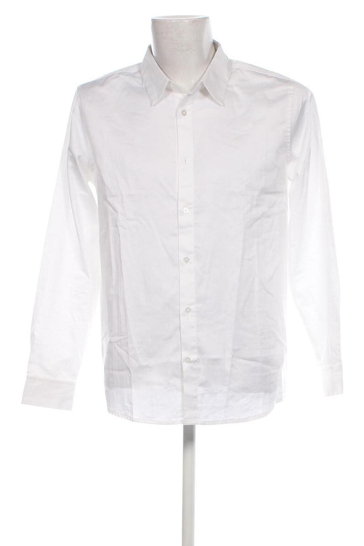 Ανδρικό πουκάμισο About you x Kevin Trapp, Μέγεθος M, Χρώμα Λευκό, Τιμή 35,16 €