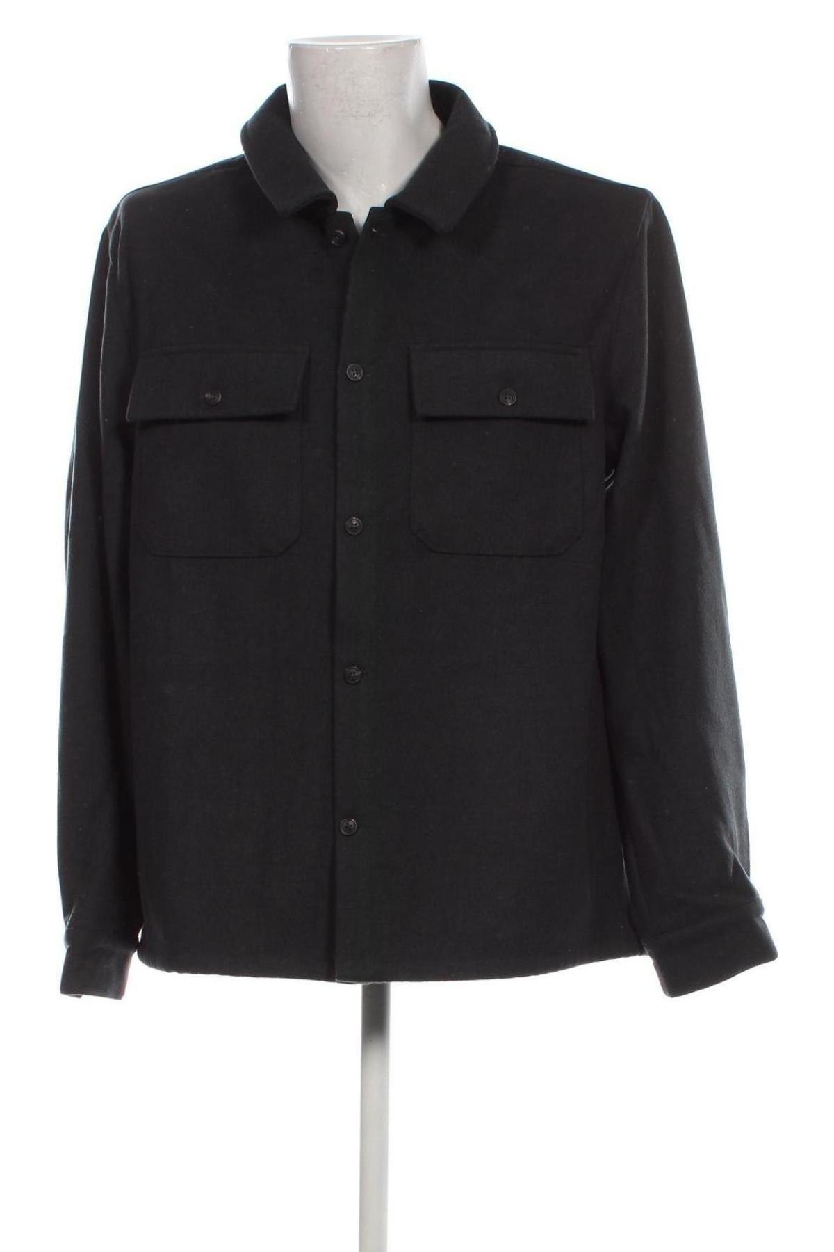 Ανδρικό πουκάμισο About You x Jaime Lorente, Μέγεθος XL, Χρώμα Μαύρο, Τιμή 29,77 €
