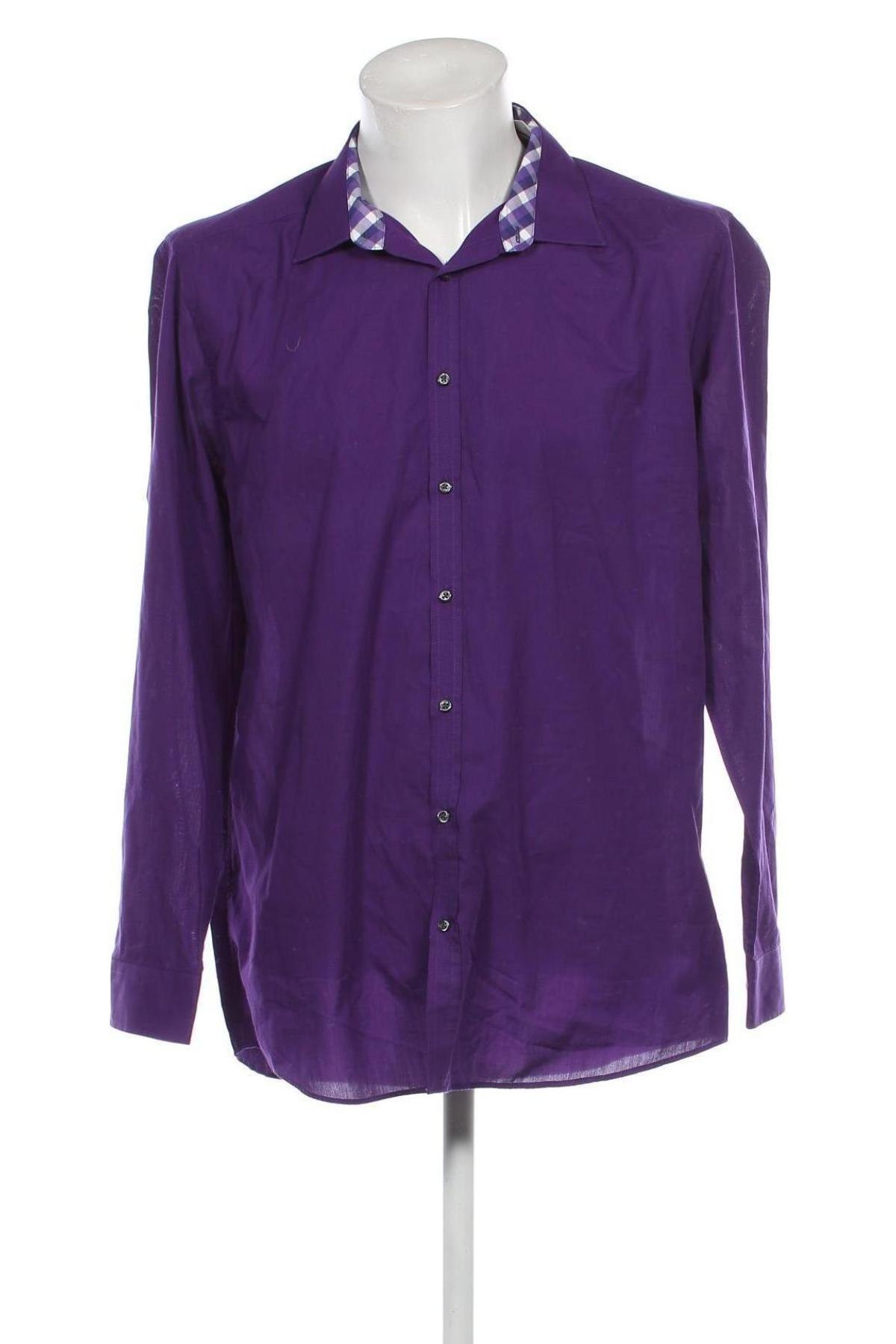Мъжка риза Angelo Litrico, Размер XL, Цвят Лилав, Цена 17,40 лв.