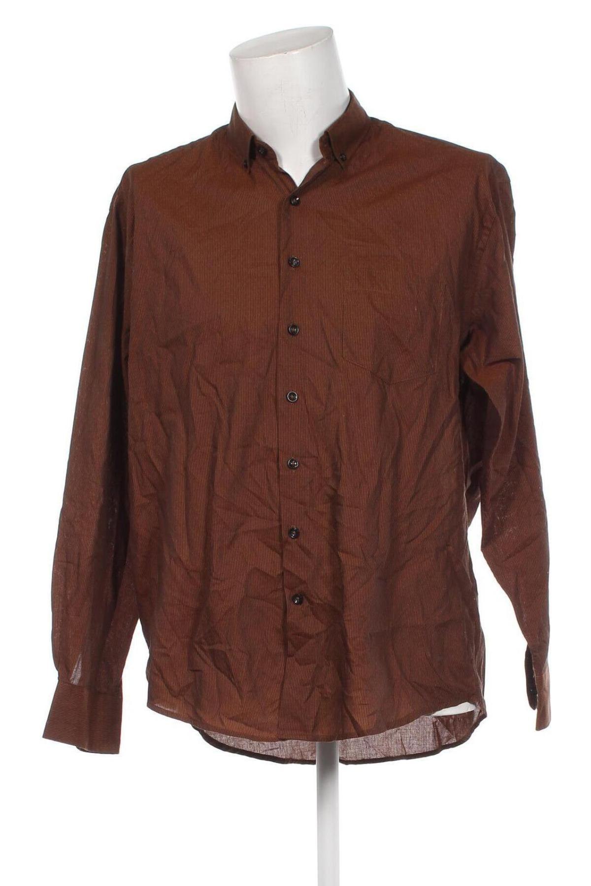 Herrenhemd Bexleys, Größe L, Farbe Braun, Preis € 11,83