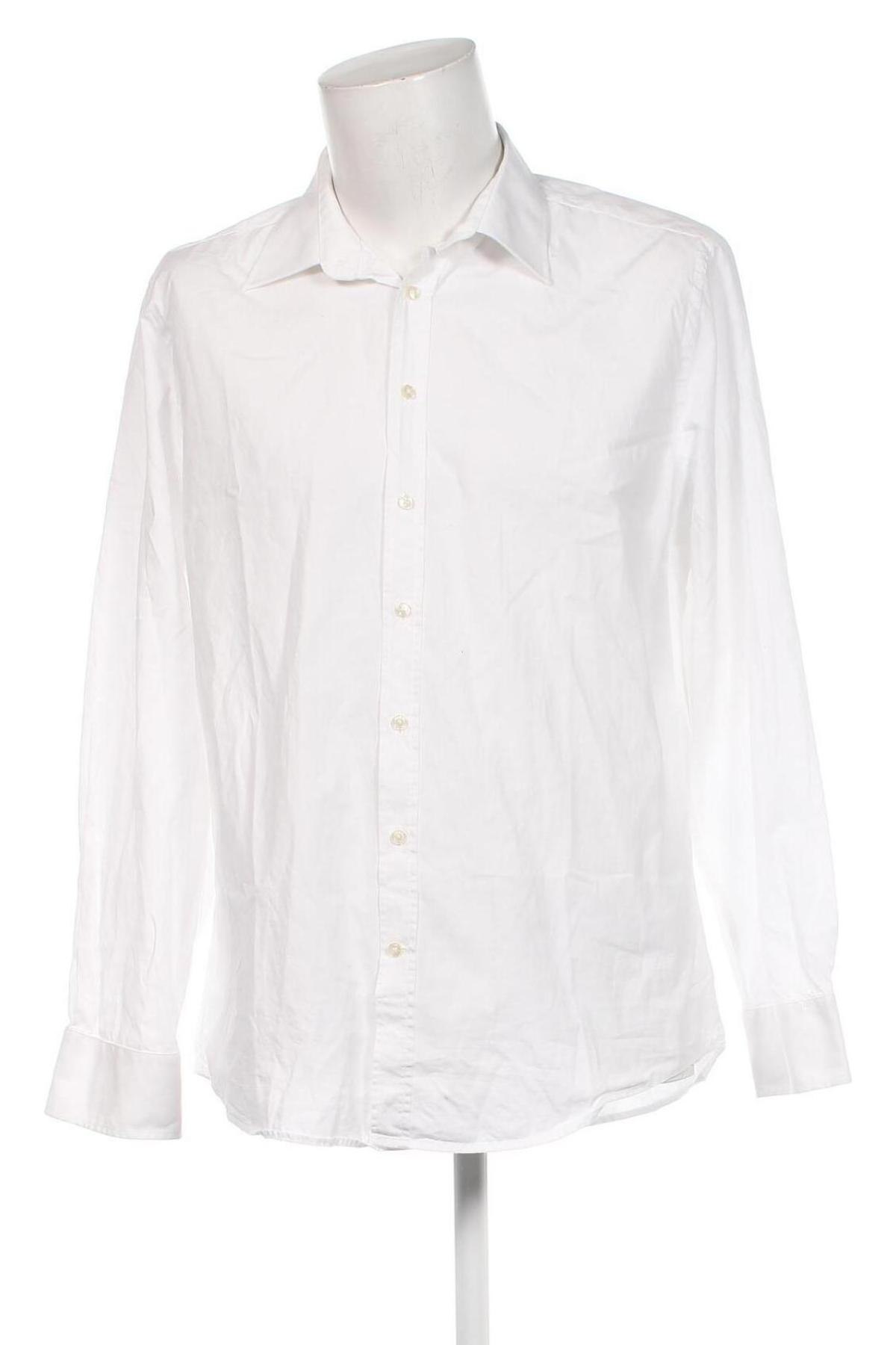 Ανδρικό πουκάμισο Bugatti, Μέγεθος XL, Χρώμα Λευκό, Τιμή 19,04 €