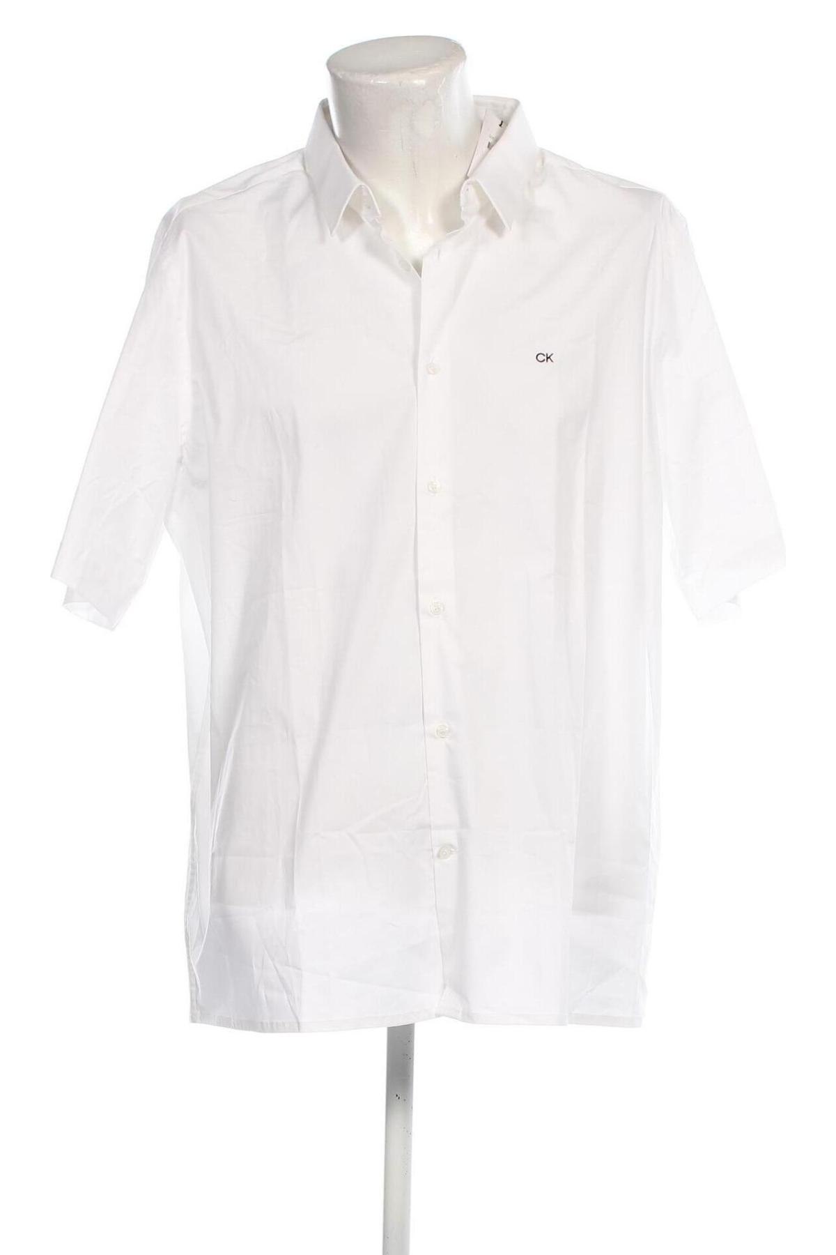 Мъжка риза Calvin Klein, Размер XXL, Цвят Бял, Цена 108,00 лв.