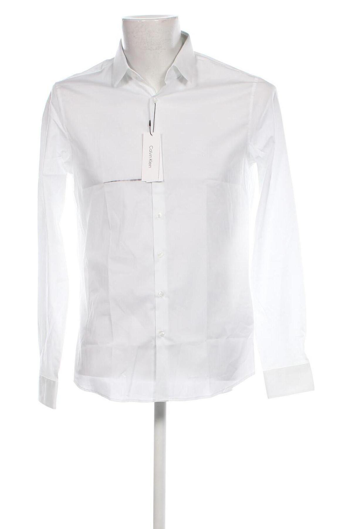 Ανδρικό πουκάμισο Calvin Klein, Μέγεθος M, Χρώμα Λευκό, Τιμή 44,23 €