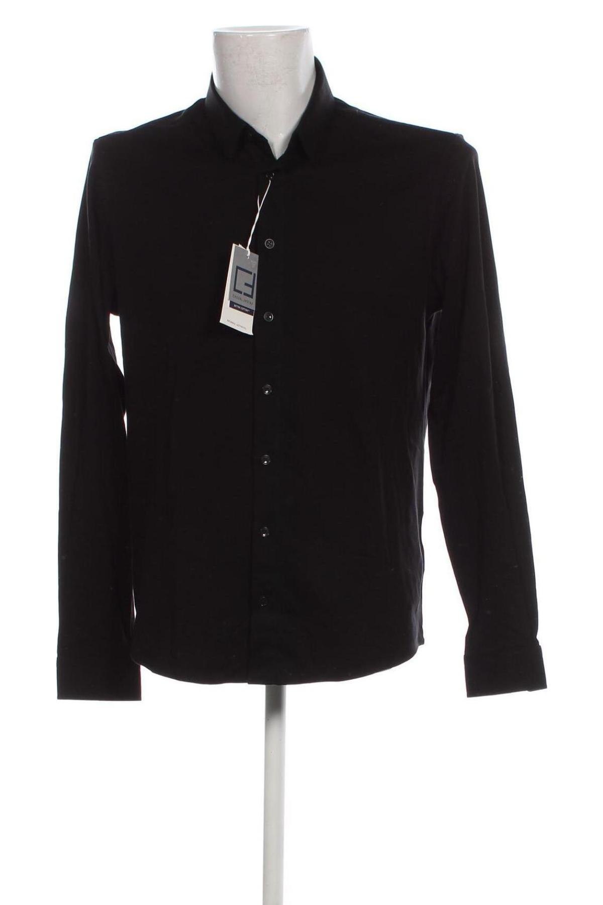 Мъжка риза Casual Friday, Размер L, Цвят Черен, Цена 46,20 лв.