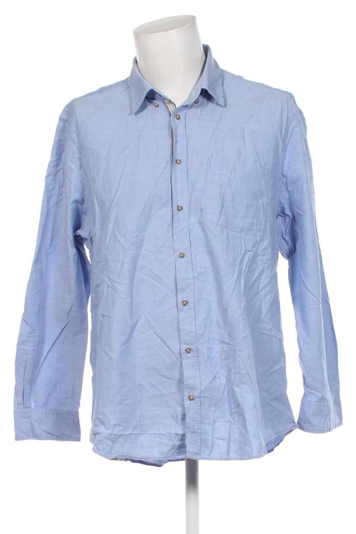 Ανδρικό πουκάμισο Christian Berg, Μέγεθος XXL, Χρώμα Μπλέ, Τιμή 12,62 €