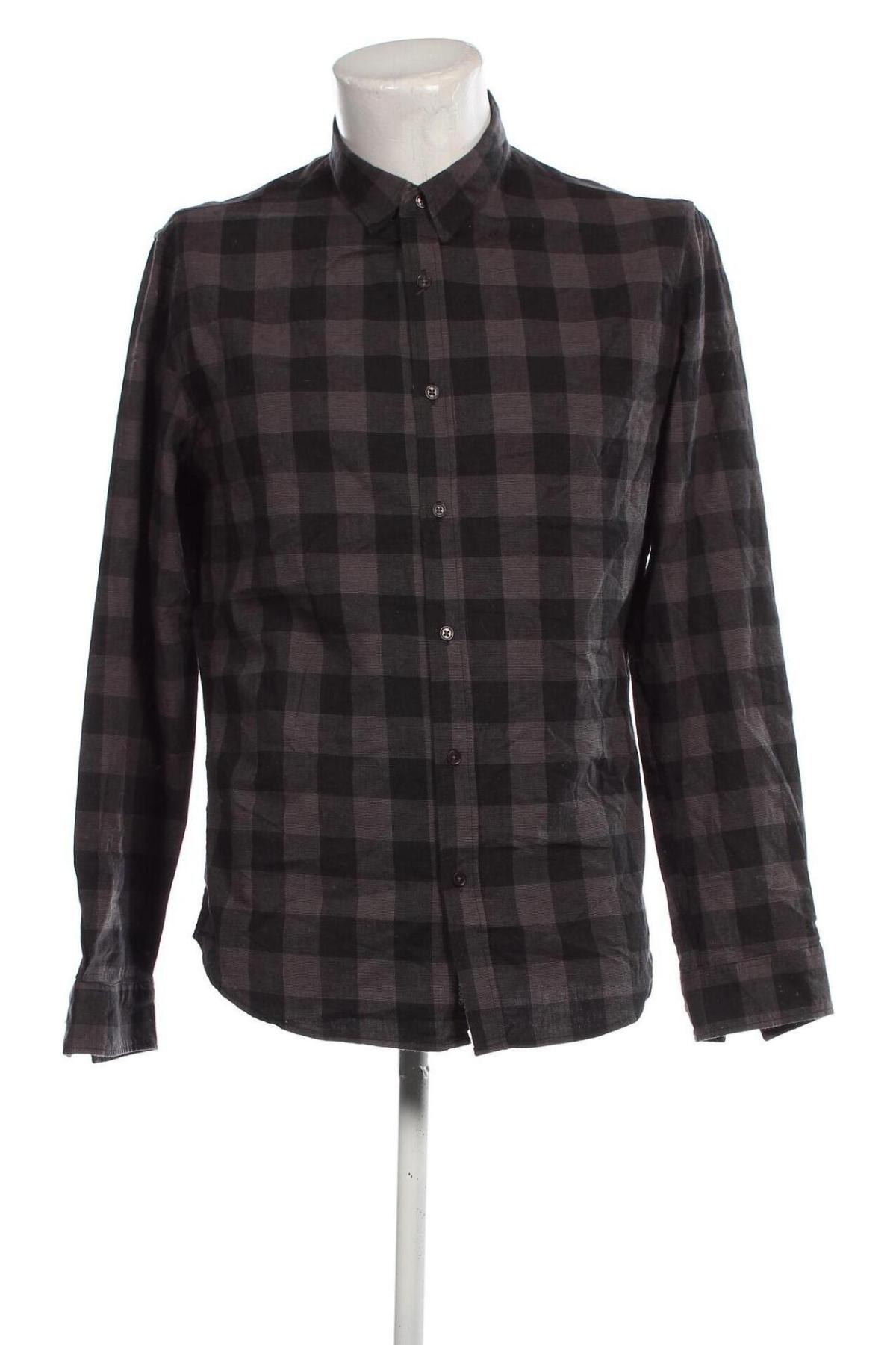 Ανδρικό πουκάμισο Crosshatch, Μέγεθος L, Χρώμα Μαύρο, Τιμή 11,57 €