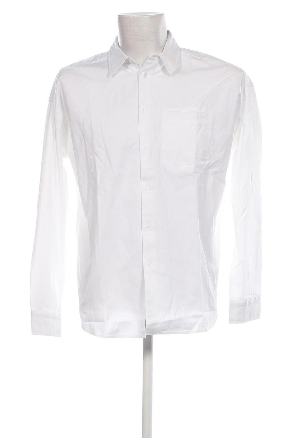 Мъжка риза Dan Fox X About You, Размер M, Цвят Бял, Цена 42,35 лв.