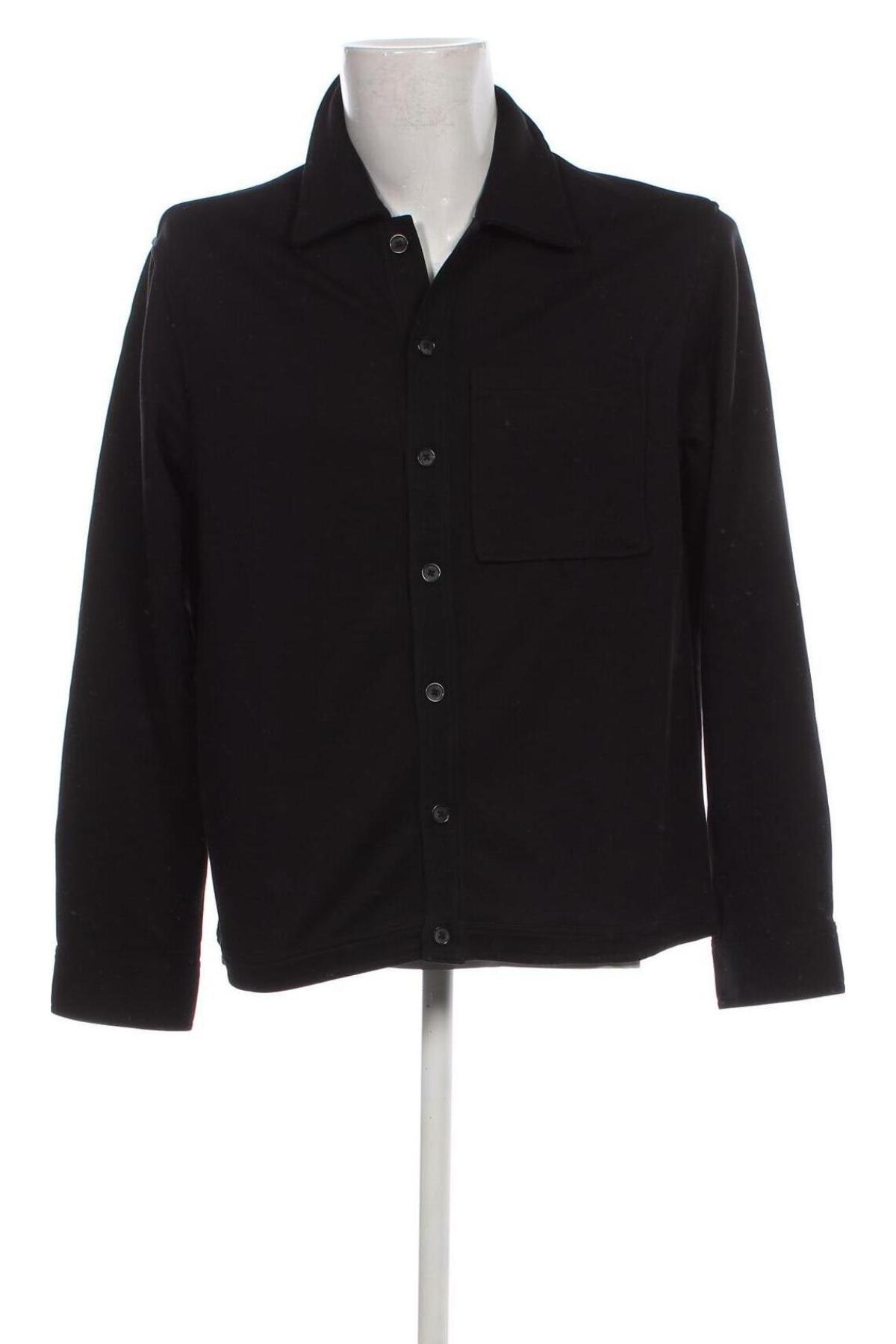 Мъжка риза Dan Fox X About You, Размер M, Цвят Черен, Цена 46,20 лв.