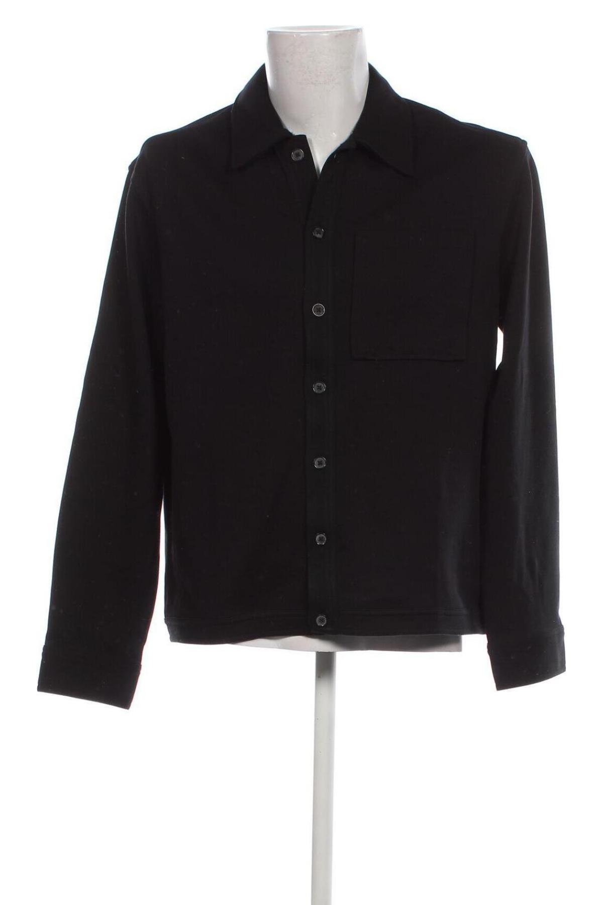 Мъжка риза Dan Fox X About You, Размер L, Цвят Черен, Цена 42,35 лв.