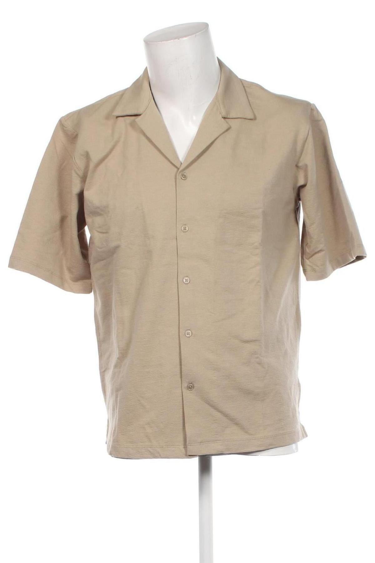 Ανδρικό πουκάμισο Dan Fox X About You, Μέγεθος S, Χρώμα  Μπέζ, Τιμή 19,85 €