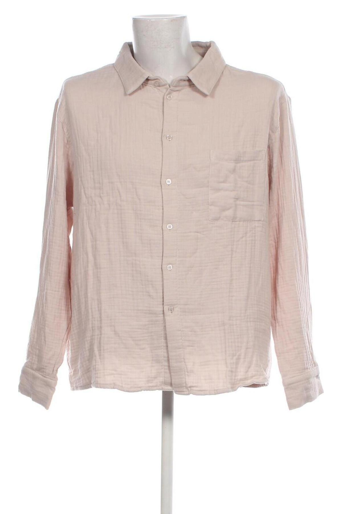 Ανδρικό πουκάμισο Dan Fox X About You, Μέγεθος XXL, Χρώμα  Μπέζ, Τιμή 29,77 €