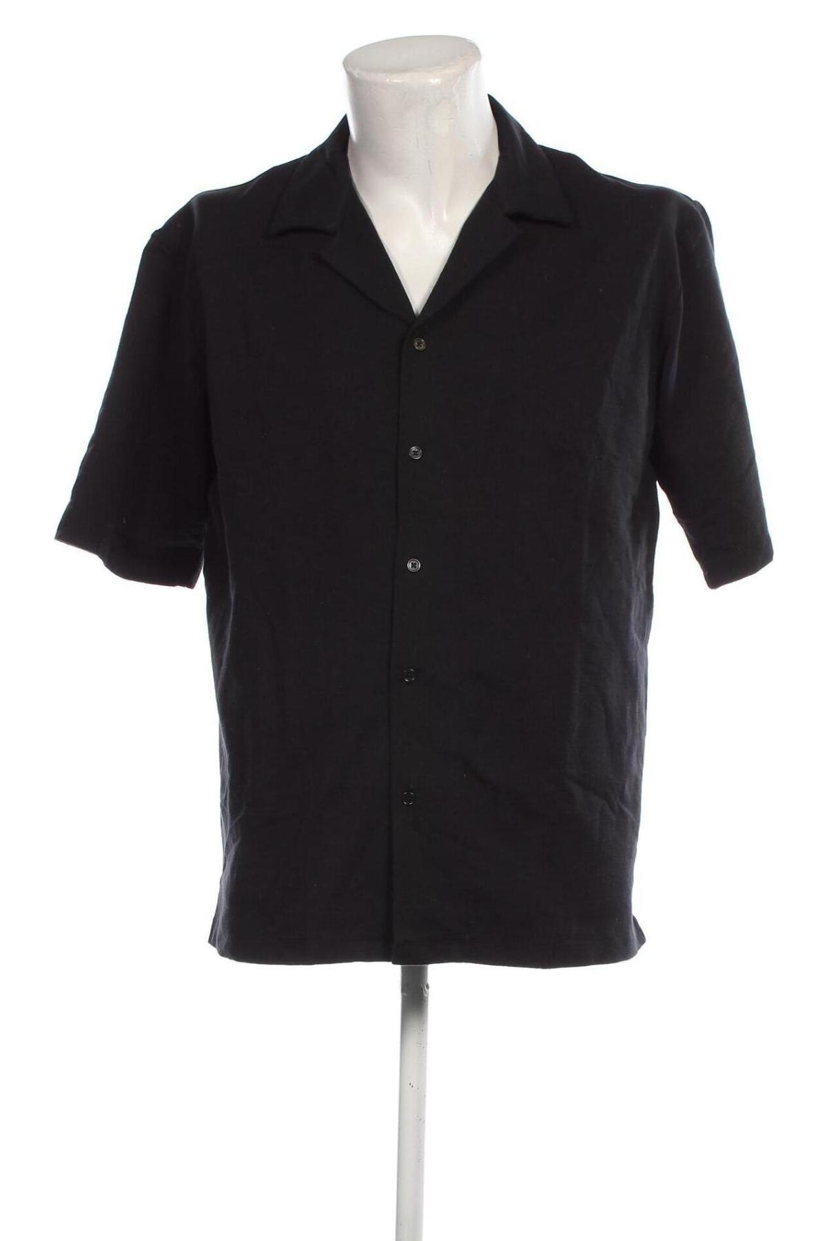 Ανδρικό πουκάμισο Dan Fox X About You, Μέγεθος M, Χρώμα Μαύρο, Τιμή 21,83 €