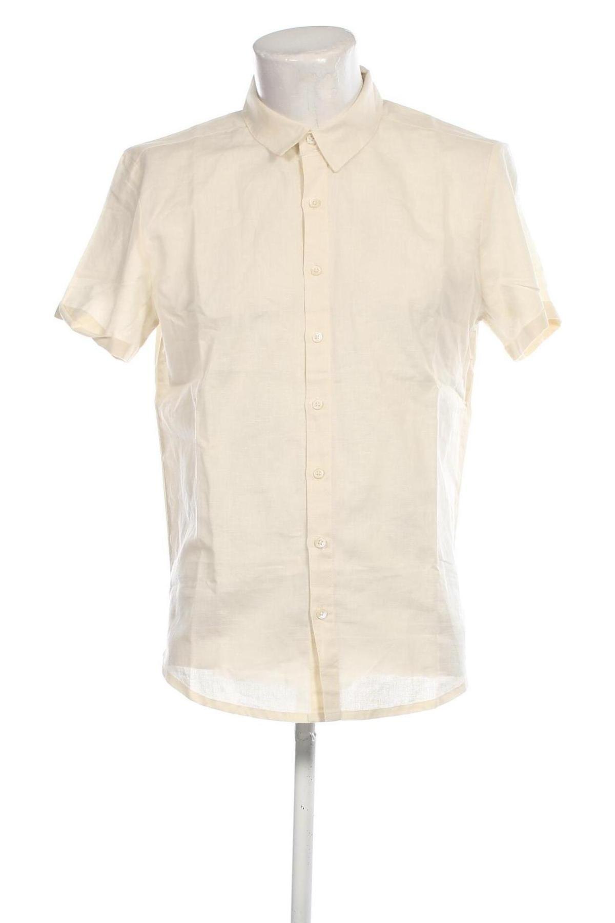 Ανδρικό πουκάμισο Dan Fox X About You, Μέγεθος XL, Χρώμα Εκρού, Τιμή 23,81 €