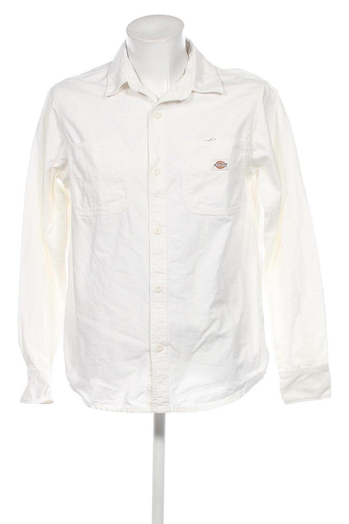 Herrenhemd Dickies, Größe L, Farbe Weiß, Preis 23,81 €